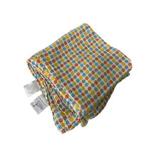 Aden & Anais Polka Dot Multicolor Muslin Swaddle Blanket 40x42 Cool Nursing